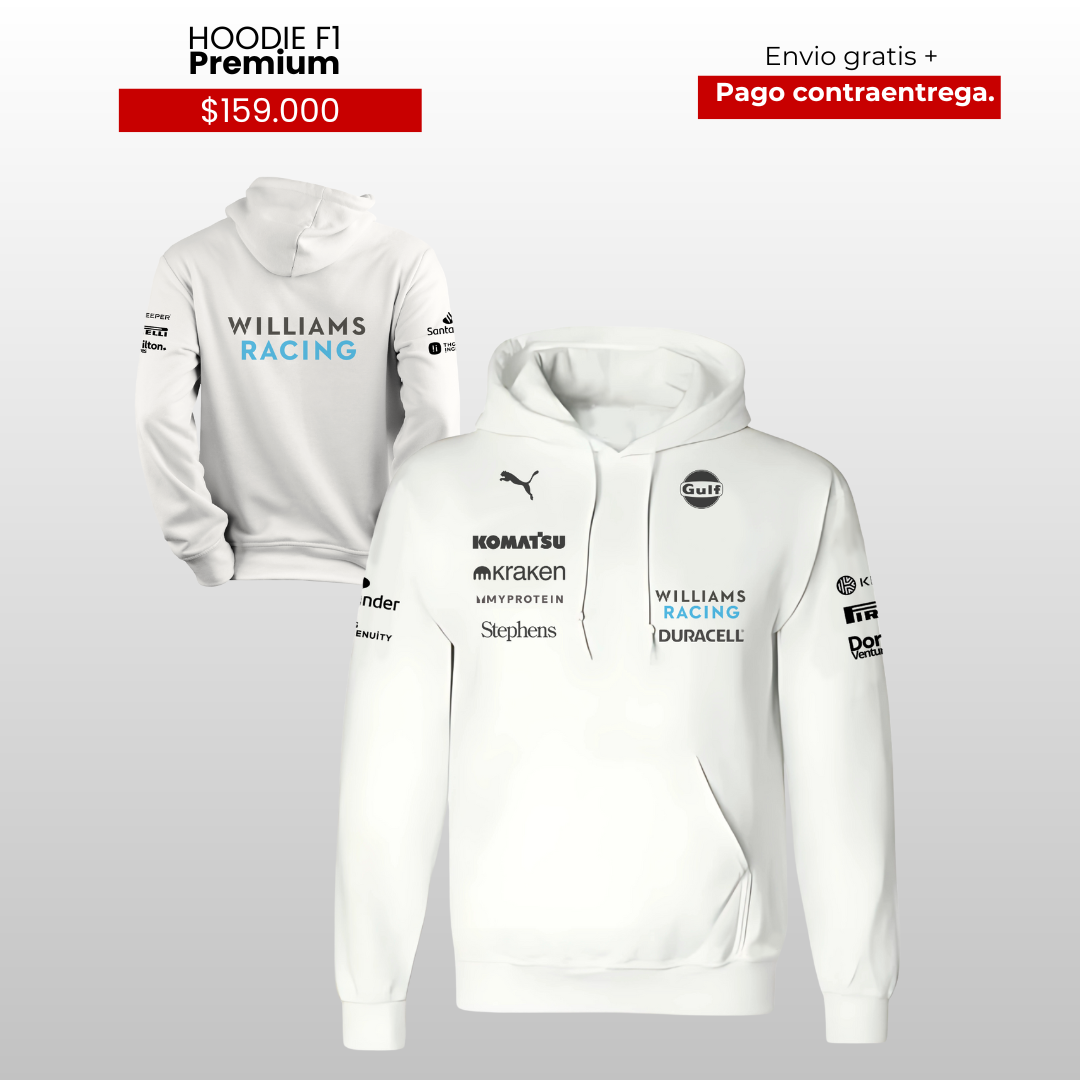 HOODIE SCUDERIA WILLIAMS 2025