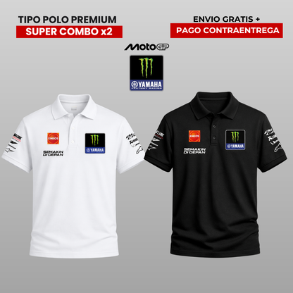 PACK 2 POLOS YAMAHA MOTO GP 2026
