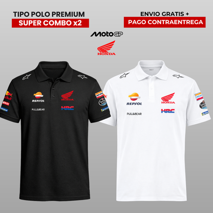 PACK 2 POLOS HONDA MOTO GP 2026