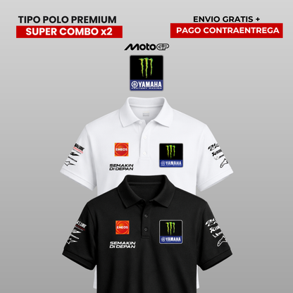 PACK 2 POLOS YAMAHA MOTO GP 2026