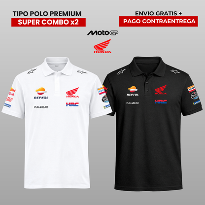 PACK 2 POLOS HONDA MOTO GP 2026