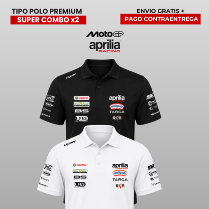 PACK 2 POLOS APRILLA  MOTO GP 2026