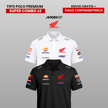 PACK 2 POLOS HONDA MOTO GP 2026