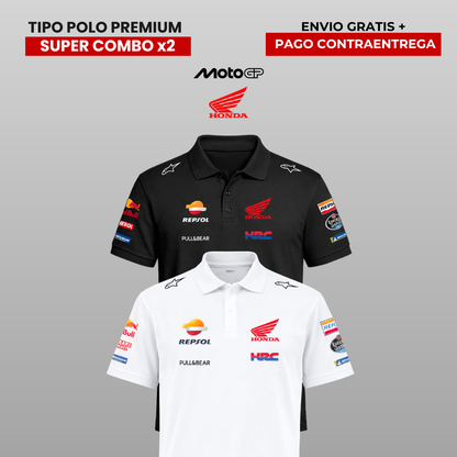 PACK 2 POLOS HONDA MOTO GP 2026