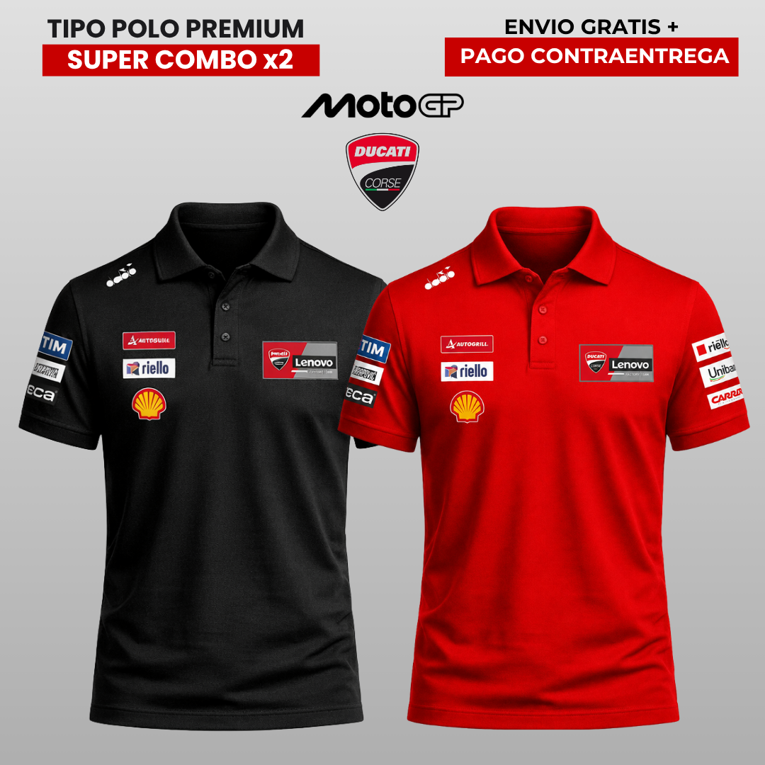 PACK 2 DUCATI LENOVO  MOTO GP 2026 ⚫🔴