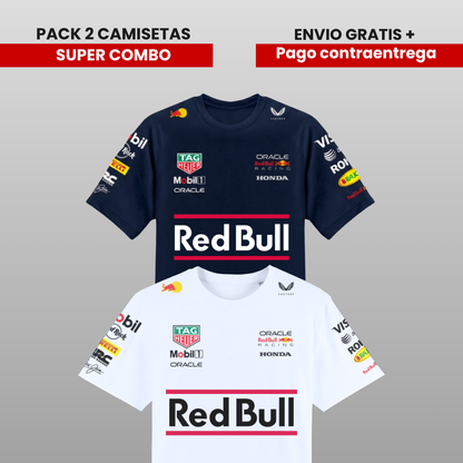 PACK 2 CAMISETAS 🚀   RB F1 2026🔵