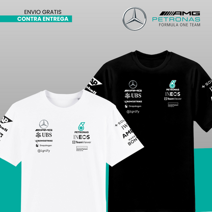 PACK 2 CAMISETAS  MERCEDES AMG F1  X2 2025