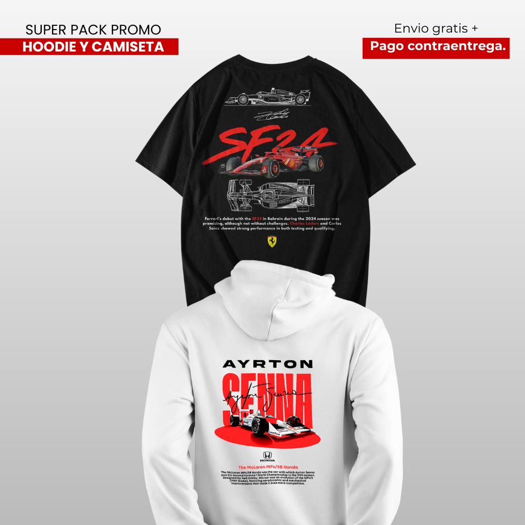 PACK CAMISETA Y HOODIE SEENNA Y FERRAI!
