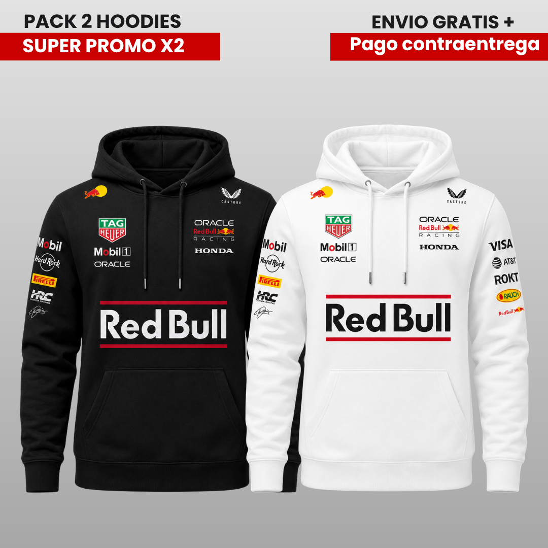 PACK X 2 HOODIES RB RACING SUPER PROMO