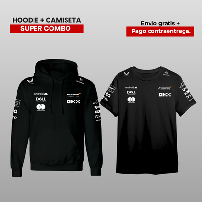 PACK CAMISETA Y HOODIE R MCLAREN F1
