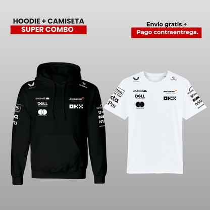 PACK CAMISETA Y HOODIE R MCLAREN F1
