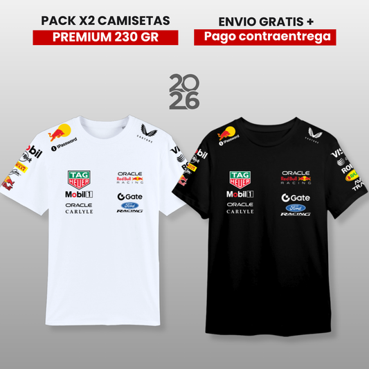 PACK 2 CAMISETAS 🚀   RB F1 2026