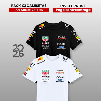 PACK 2 CAMISETAS 🚀   RB F1 2026