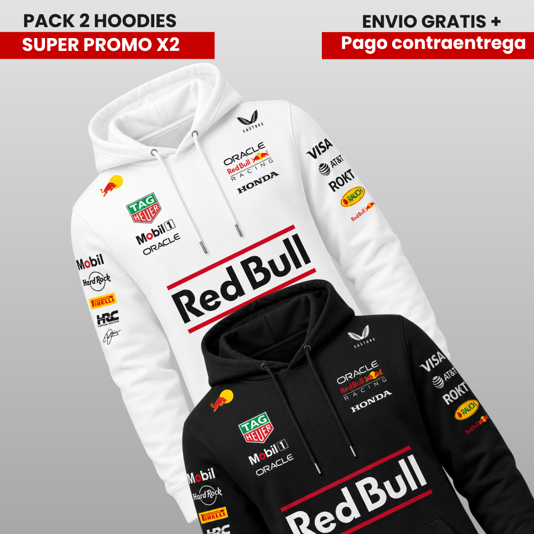 PACK X 2 HOODIES RB RACING SUPER PROMO
