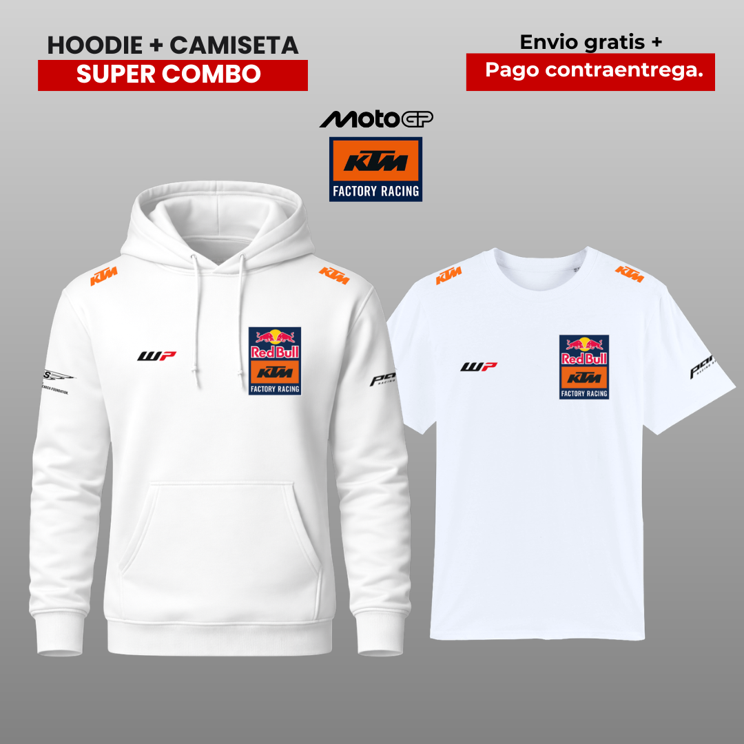 PACK CAMISETA Y HOODIE KTM RB RACING MOTO GP