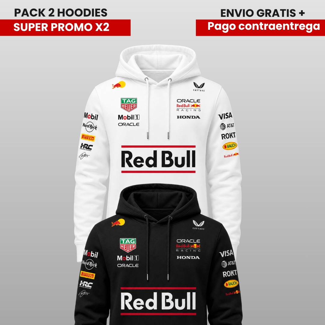 PACK X 2 HOODIES RB RACING SUPER PROMO
