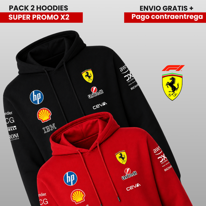 PACK X 2 HOODIES FERRARI SUPER PROMO