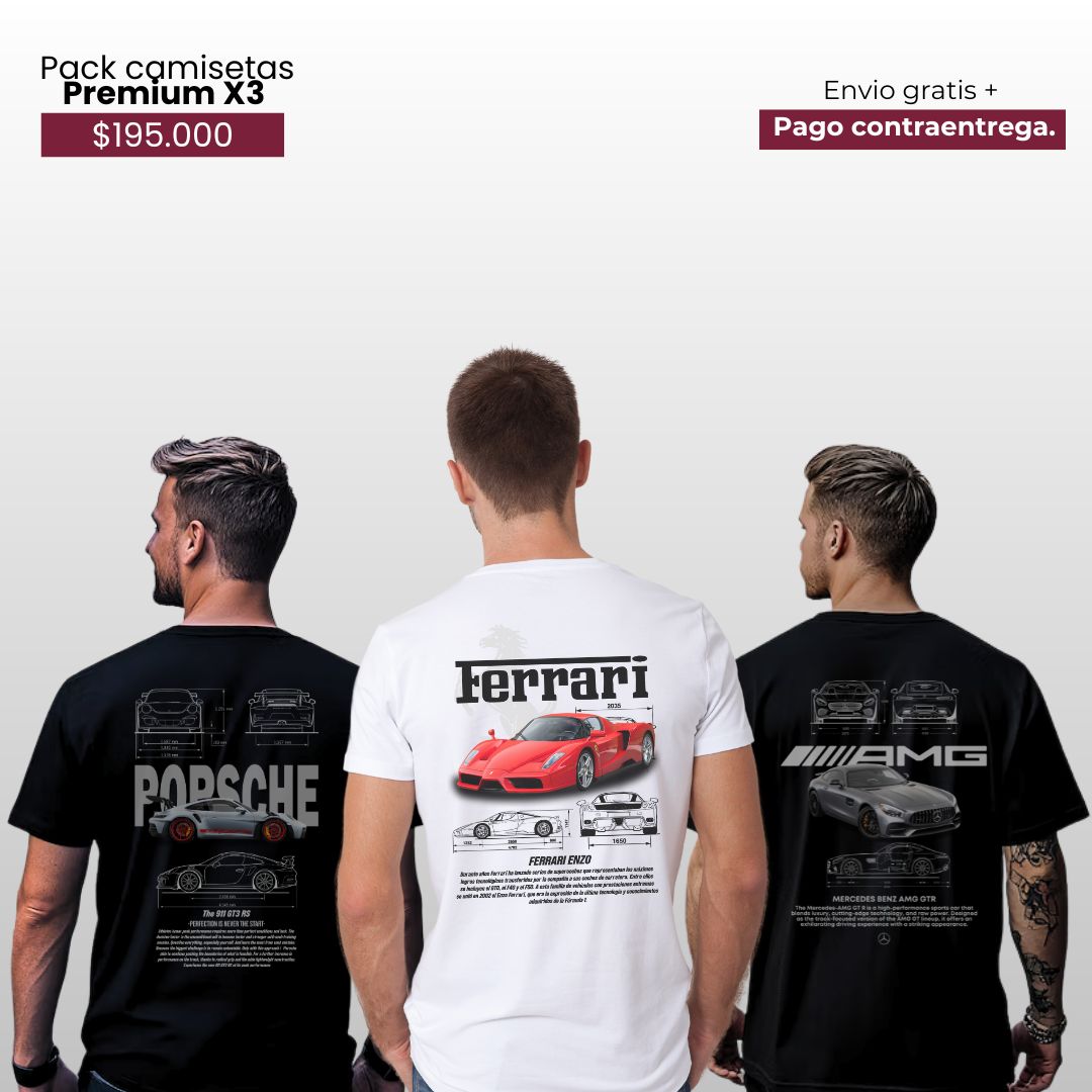 SUPER PROMO PACK X 3   / AMG / ENZO / 911