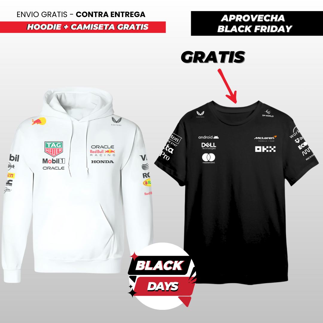 HOODIE HOODIE RB F1 2025  + (CAMISETA GRATIS)