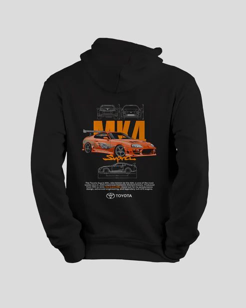SUPER PROMO PACK X 2   HOODIE SUPRA MK4 Y GTR SKYLINE