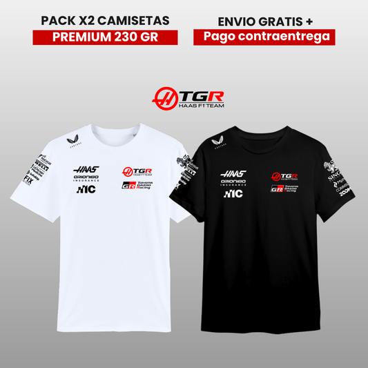 PACK 2 CAMISETAS 🚀   HASS F1 2026