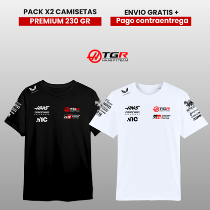 PACK 2 CAMISETAS 🚀   HASS F1 2026
