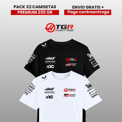 PACK 2 CAMISETAS 🚀   HASS F1 2026