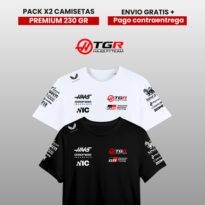 PACK 2 CAMISETAS 🚀   HASS F1 2026
