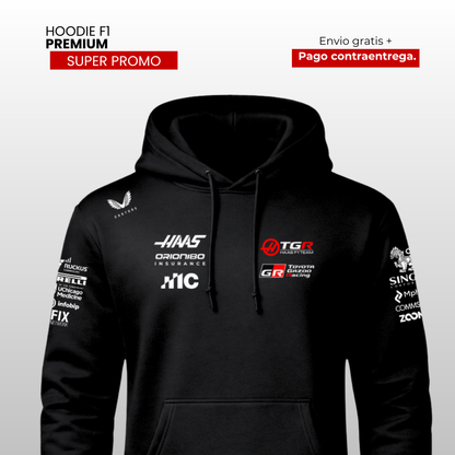 HOODIE SCUDERIA HASS F1 TEAM 2026