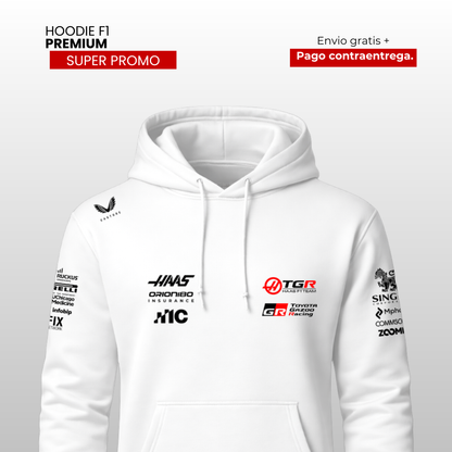 HOODIE SCUDERIA HASS F1 TEAM 2026