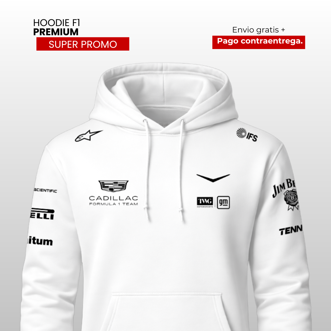 HOODIE SCUDERIA CADILLAC F1 TEAM 2026
