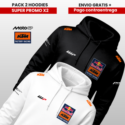 PACK X 2 HOODIES KTM RACING  SUPER PROMO