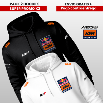 PACK X 2 HOODIES KTM RACING  SUPER PROMO