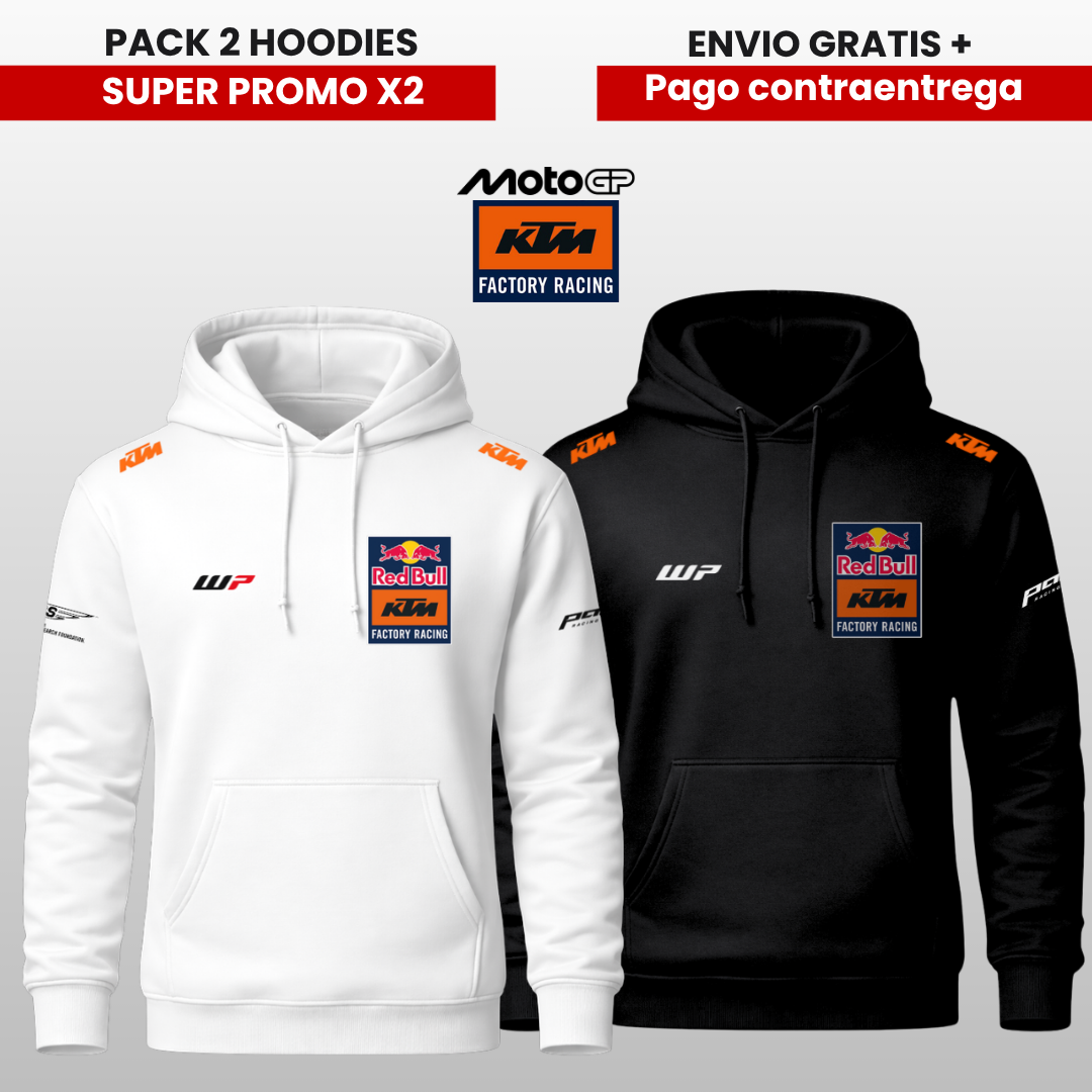 PACK X 2 HOODIES KTM RACING  SUPER PROMO