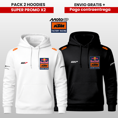 PACK X 2 HOODIES KTM RACING  SUPER PROMO
