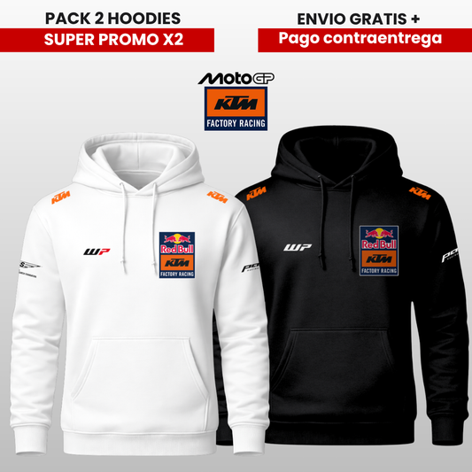 PACK X 2 HOODIES KTM RACING  SUPER PROMO