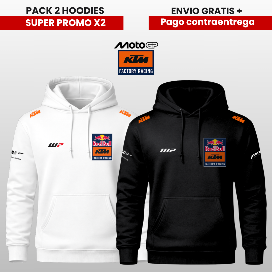 PACK X 2 HOODIES KTM RACING  SUPER PROMO