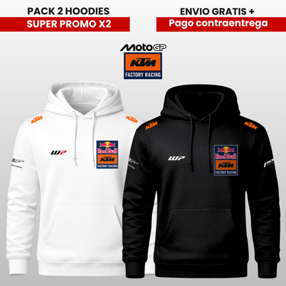 PACK X 2 HOODIES KTM RACING  SUPER PROMO