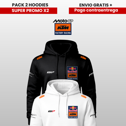 PACK X 2 HOODIES KTM RACING  SUPER PROMO