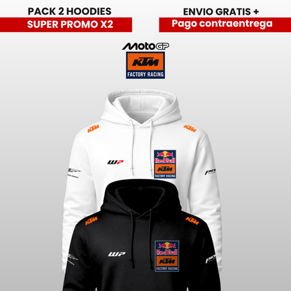 PACK X 2 HOODIES KTM RACING  SUPER PROMO