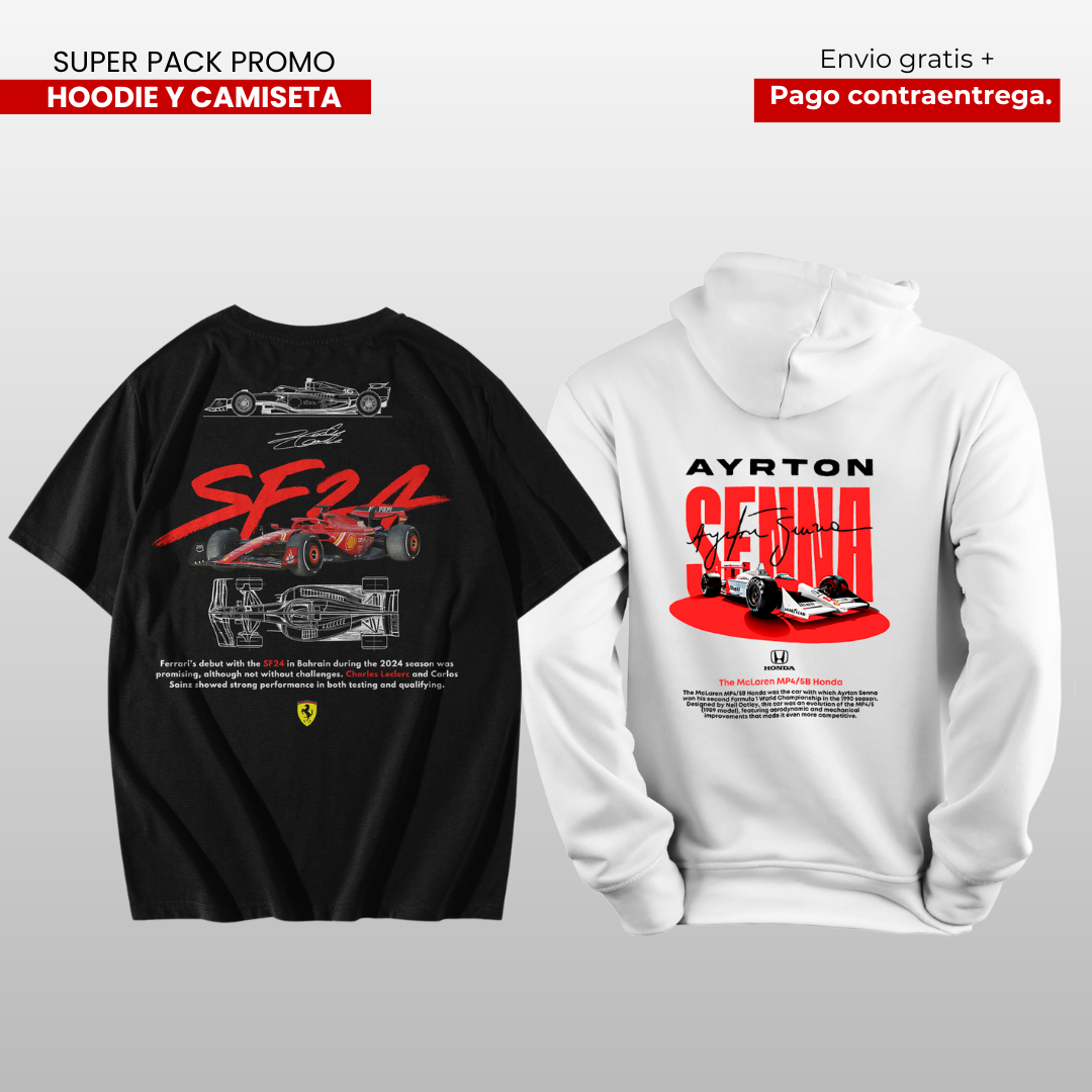 PACK CAMISETA Y HOODIE SEENNA Y FERRAI!