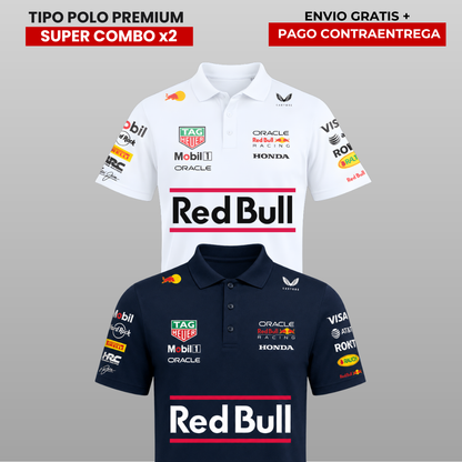 PACK 2 POLOS PREMIUM  RB  🔵 F1 especial edition
