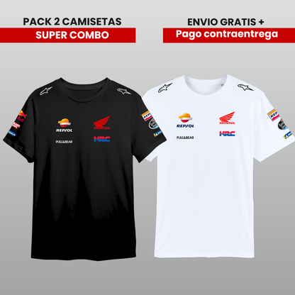 PACK 2 CAMISETAS HONDA  MOTO GP 2026