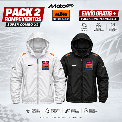 PACK X2 KTM RACING  CHAQUETAS ROMPEVIENTOS F1!!