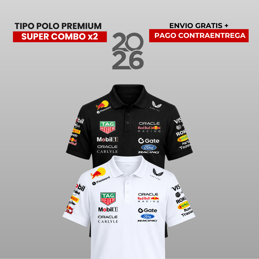 PACK 2 POLOS PREMIUM  RB 2026 F1