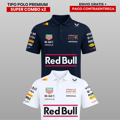 PACK 2 POLOS PREMIUM  RB  🔵 F1 especial edition