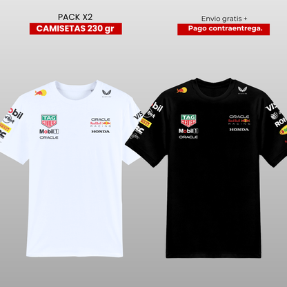 PACK 2 CAMISETAS 🚀  RB F1  X2 2025