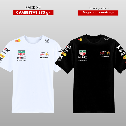 PACK 2 CAMISETAS 🚀  RB F1  X2 2025