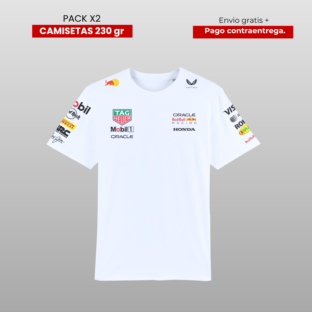 PACK 2 CAMISETAS 🚀  RB F1  X2 2025