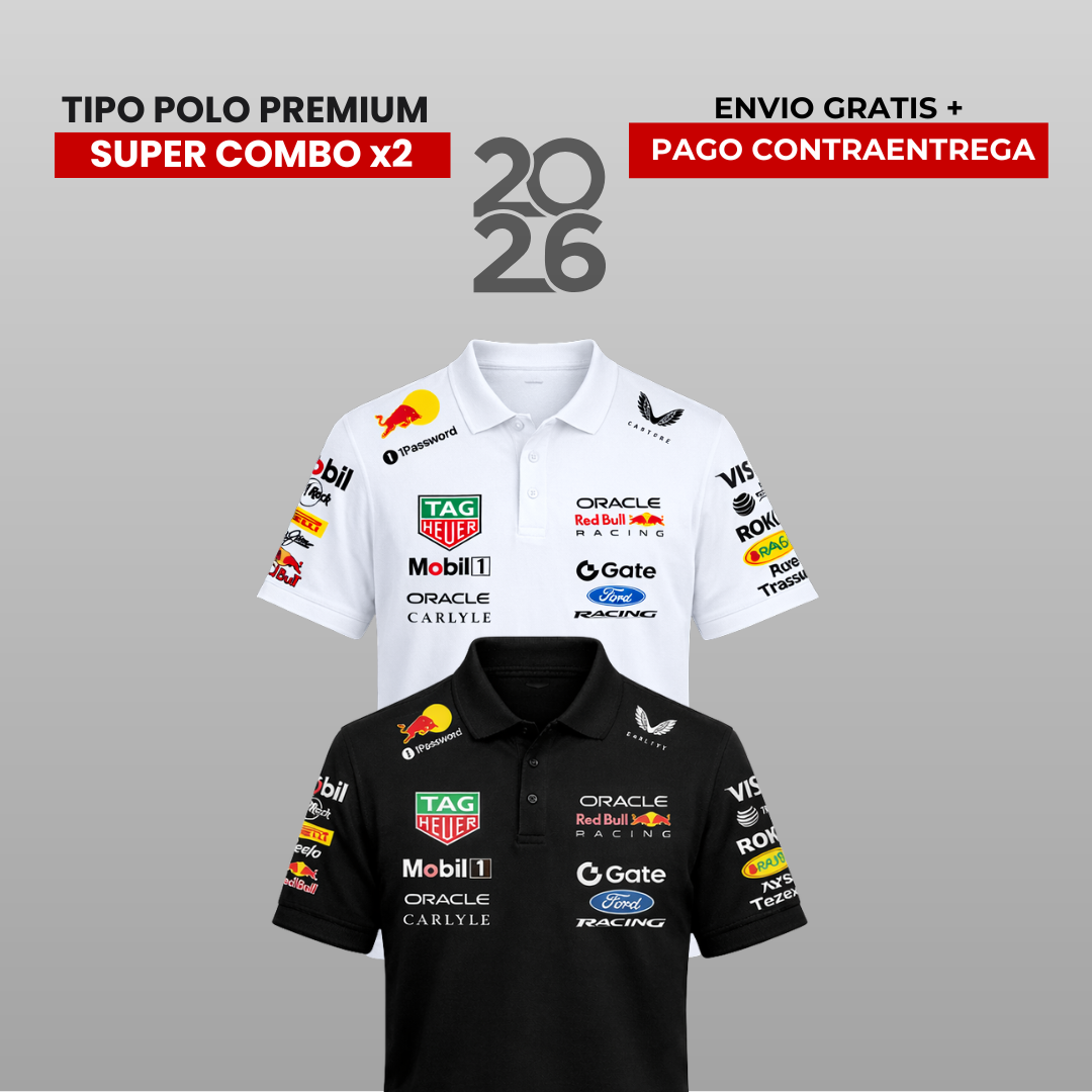 PACK 2 POLOS PREMIUM  RB 2026 F1